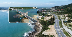 Cung đường ven biển hơn 9.000 tỷ đẹp như mơ kết nối cảng biển và sân bay quốc tế sắp về đích