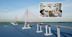 Chủ tịch tỉnh Vĩnh Long chỉ đạo gỡ vướng cho dự án cầu dây văng lớn thứ 2 Việt Nam do Tập đoàn Đèo Cả thực hiện
