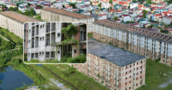 Cảnh hoang hóa khu ký túc xá bỏ hoang hơn một thập kỷ sắp được 'hồi sinh' thành nhà công vụ