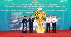 Thái Nguyên: Đồng loạt khởi công, khánh thành 6 công trình, dự án chào mừng 80 năm ngày Quốc khánh