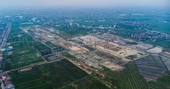 Sân bay lớn nhất miền Bắc vừa khởi công: Quy mô 2.000ha, mặt bằng chủ yếu là đất ruộng