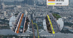 Từ ngày mai, lộ trình qua cầu Bình Triệu 1, Bình Triệu 2 sẽ có thay đổi lớn