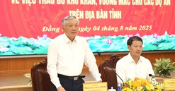 Đồng Nai cần tiếp tục rà soát, tổng hợp đầy đủ các dự án còn có khó khăn, vướng mắc