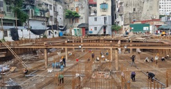 Dự án số 1 Định Công (Hà Nội) đang làm móng, "cò mồi" tung chiêu bán nhà "2 giá"