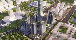 9 tòa tháp của Kinh Bắc nằm đối diện Trung tâm chính trị - hành chính Hải Phòng sau 2 tháng khởi công