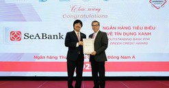 SeABank khẳng định dấu ấn bền vững với 2 giải thưởng Ngân hàng Việt Nam tiêu biểu