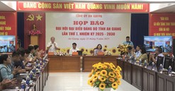 An Giang họp báo tuyên truyền Đại hội đại biểu Đảng bộ tỉnh lần thứ I, nhiệm kỳ 2025 - 2030