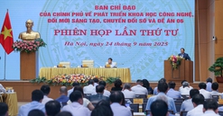 Thủ tướng: Tranh thủ 'từng ngày, từng giờ' để thúc đẩy khoa học công nghệ, đổi mới sáng tạo và chuyển đổi số