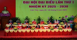 Chủ tịch Quốc hội Trần Thanh Mẫn dự và chỉ đạo Đại hội đại biểu Đảng bộ TP. Cần Thơ