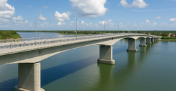 Hé lộ vị trí xây dựng cầu vượt 1.500 tỷ bắc qua đầm phá lớn nhất Đông Nam Á tại Việt Nam