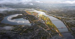 Hà Nội nghe liên danh Văn Phú - Đèo Cả báo cáo về định hướng chiến lược tổng thể phát triển “Trục cảnh quan sông Hồng”