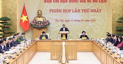 Thủ tướng Phạm Minh Chính chủ trì Phiên họp thứ nhất, Ban Chỉ đạo quốc gia về dữ liệu