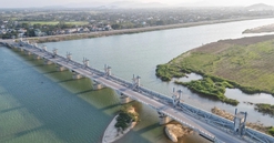 Sắp thông xe cây cầu thứ 7 bắc qua dòng sông huyền thoại lớn nhất tỉnh Quảng Ngãi