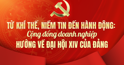 Tiếng "trống lệnh" Đại hội XIV và khí thế vươn mình của cộng đồng doanh nghiệp