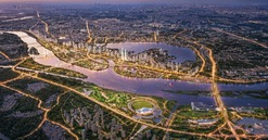 Điều chỉnh mới nhất về khu đô thị quy mô 11.000ha trải dài 40km dọc dòng sông biểu tượng của Thủ đô