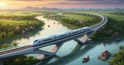 Tuyến đường sắt chiến lược kết nối đến tỉnh duy nhất có 3 mặt giáp biển nhận chỉ đạo mới từ Bộ Xây dựng