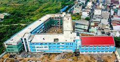 Sắp hoàn thiện ngôi trường đầu tiên được hình thành trên nền nghĩa trang lớn nhất thành phố giàu nhất Việt Nam