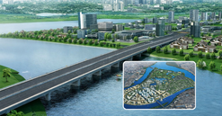 Cây cầu nghìn tỷ thuộc siêu phường lớn nhất cả nước sắp thông xe, siêu dự án 72.000 tỷ của Sun Group hưởng lợi lớn