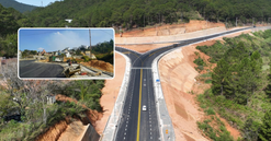 Cung đường gần nghìn tỷ xuyên rừng thông đẹp nhất 'tiểu Paris' của Việt Nam vẫn kẹt tiến độ