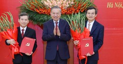 Tổng Bí thư Tô Lâm trao Quyết định của Bộ Chính trị phân công, bổ nhiệm cán bộ