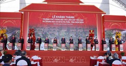 Tổng Bí thư Tô Lâm dự lễ khánh thành trường phổ thông nội trú liên cấp tại Điện Biên