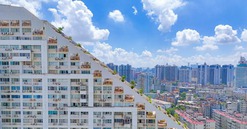 Tòa chung cư có một không hai trên thế giới, kiến trúc 'ruộng bậc thang' lạ lẫm giữa lòng đô thị