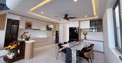 Trải nghiệm hai tinh thần trong cùng một căn hộ: Hiện đại tối giản và Á Đông sâu lắng