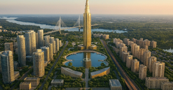 Việt Nam sắp có siêu tháp chọc trời 108 tầng: Công trình biểu tượng của đại dự án 4,2 tỷ USD, sát sườn cầu dây văng thép dài nhất cả nước