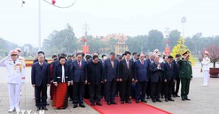 Lãnh đạo Đảng, Nhà nước vào Lăng viếng Bác nhân dịp Tết Nguyên đán Bính Ngọ