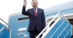 Tổng Bí thư Tô Lâm lên đường tham dự cuộc họp khai mạc Hội đồng Hòa bình về Gaza