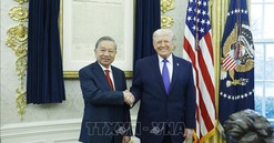 Tổng Bí thư Tô Lâm gặp Tổng thống Hoa Kỳ Donald Trump