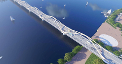 Siêu cầu 16.000 tỷ mang tên danh tướng huyền thoại bắc qua dòng sông biểu tượng của Thủ đô gặp khó