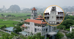 Dinh thự 'không hồ vữa' 3 tầng lớn nhất Việt Nam: Làm từ 1.000m3 đá, cao 27m, thi công trong hơn một thập kỷ