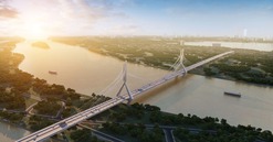 Thông tin mới nhất về siêu cầu gần 20.000 tỷ bắc qua dòng sông biểu tượng, do liên danh Vingroup thực hiện