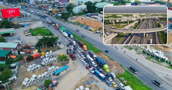 Cầu vượt sở hữu nút giao 2.000 tỷ lớn và phức tạp nhất Vành đai 3 TP. HCM thử nghiệm phân luồng