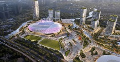 Dự án 145.000 tỷ có sân vận động 70.000 chỗ, đủ sức đăng cai World Cup đón tin vui sau lễ động thổ