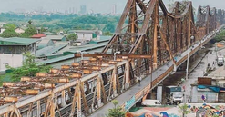 Một nhịp cây cầu thép có tuổi đời lớn nhất Việt Nam gặp sự cố