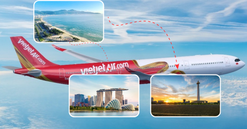 Việt Nam sắp có thêm đường bay thẳng kết nối TP biển nổi tiếng miền Trung đến 'quốc đảo Sư Tử'