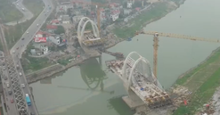 Chỉ 3 tháng nữa, chính thức hợp long cây cầu 1.800 tỷ thay thế cây cầu hơn 100 tuổi sẽ bị phá dỡ ở Hà Nội
