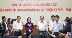Chủ tịch Quốc hội Trần Thanh Mẫn: Thông tin bầu cử được truyền tải nhanh chóng, chính xác, an toàn