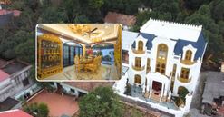 Biệt thự dát vàng sở hữu kiến trúc đặc biệt giữa làng quê: Nội thất từ gỗ quý được chạm khắc tinh xảo, bên trong như cung điện thu nhỏ