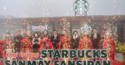 Fansipan chính thức có cửa hàng Starbucks cao nhất châu Á 