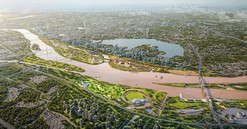 Liên danh Đại Quang Minh gửi đề xuất khi tiến độ quy hoạch sông Hồng chậm trễ