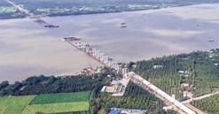 Cây cầu 8.000 tỷ xóa bỏ toàn bộ các bến phà lâu đời, nối thông 2 tỉnh thành miền Tây vượt tiến độ thi công