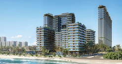Kiến trúc Vertical Resort tại Sunshine Bay Retreat Vung Tau: Đưa nhịp thở đại dương vào "thành phố" nghỉ dưỡng tầng không