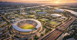 Siêu dự án 925.000 tỷ bên trong có sân vận động lớn nhất thế giới đón tín hiệu tích cực