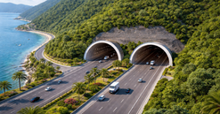 Tỉnh có đường bờ biển dài nhất Việt Nam sẽ làm hầm xuyên núi hơn 3.700 tỷ kết nối đến sân bay quốc tế