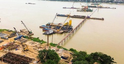 Cây cầu mang tên danh tướng lịch sử đối diện khó khăn trong quá trình xây dựng
