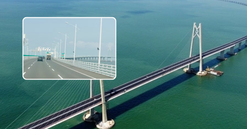 Siêu cầu vượt biển lớn nhất thế giới: Sự kết hợp giữa 3 hợp phần cầu - đảo - hầm, được làm từ 20.000m2 ván tre, nối liền 3 vùng đất