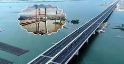 Trên tuyến cao tốc đắt nhất Việt Nam là cây cầu dây văng lọt TOP nhiều nhịp nhất thế giới: Riêng cáp đã nặng hơn 800 tấn, chịu được động đất cấp 8